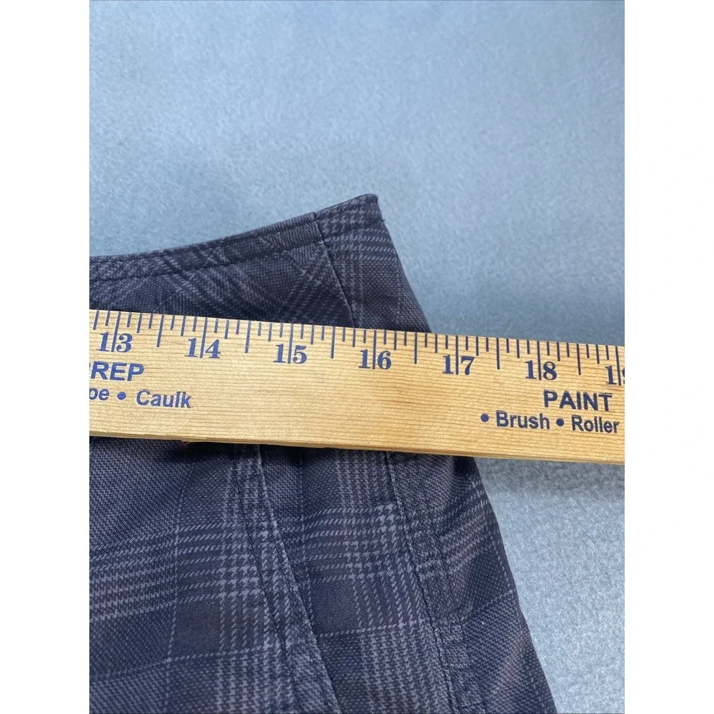 Oneil Mens Hybrid Shorts Swimming Trunks Black‎ Plaid Drawstring 32